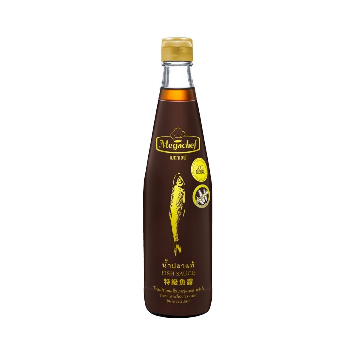 Megachef — Premium Gold Grade Anchovy Fish Sauce (700ml × 12)